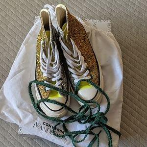 JW Anderson Glitter Converse High Tops